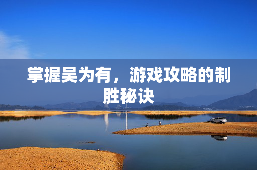 掌握吴为有,游戏攻略的制胜秘诀 掌握吴为有,游戏攻略的制胜秘诀