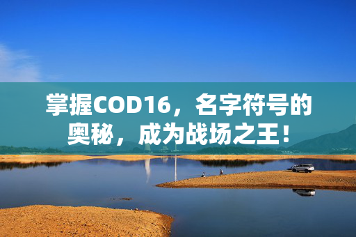 掌握COD16，名字符号的奥秘，成为战场之王！