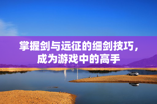 掌握剑与远征的细剑技巧，成为游戏中的高手