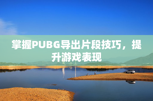掌握PUBG导出片段技巧，提升游戏表现