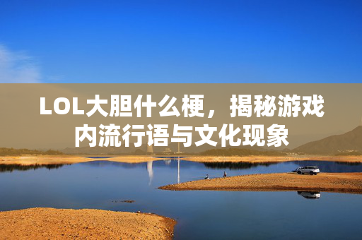 LOL大胆什么梗，揭秘游戏内流行语与文化现象