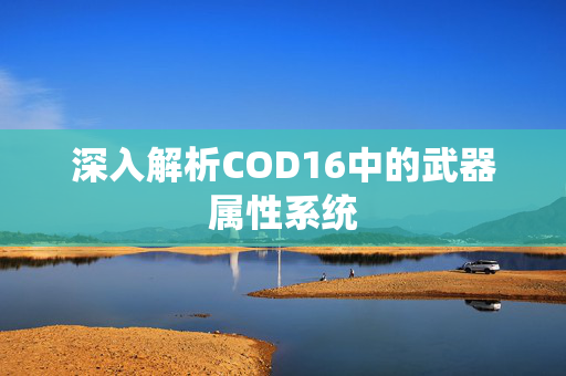 深入解析COD16中的武器属性系统