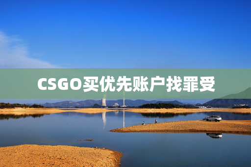 CSGO买优先账户找罪受