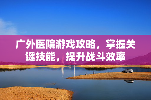 广外医院游戏攻略，掌握关键技能，提升战斗效率