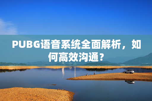 PUBG语音系统全面解析，如何高效沟通？