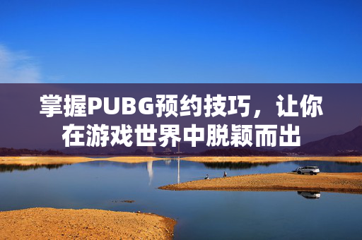掌握PUBG预约技巧，让你在游戏世界中脱颖而出