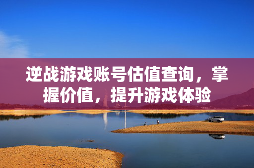 逆战游戏账号估值查询，掌握价值，提升游戏体验