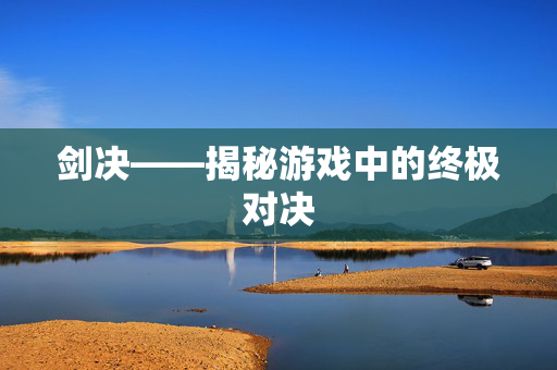 剑决——揭秘游戏中的终极对决