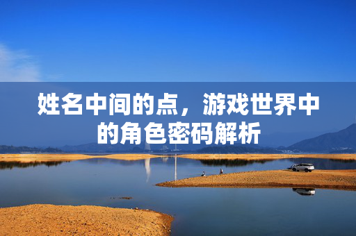 姓名中间的点，游戏世界中的角色密码解析