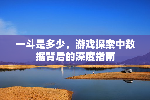一斗是多少，游戏探索中数据背后的深度指南