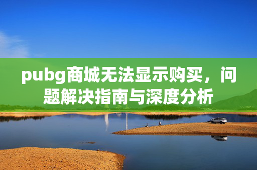 pubg商城无法显示购买，问题解决指南与深度分析