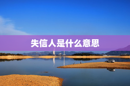 失信人是什么意思
