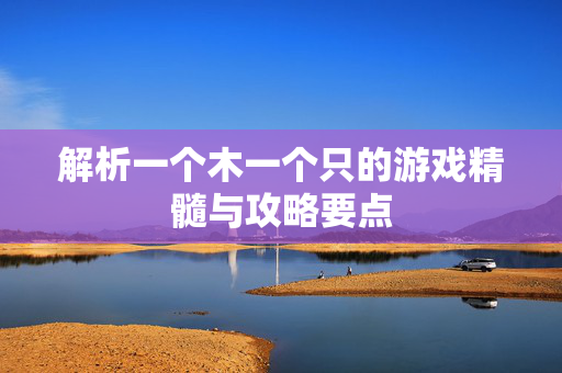 解析一个木一个只的游戏精髓与攻略要点