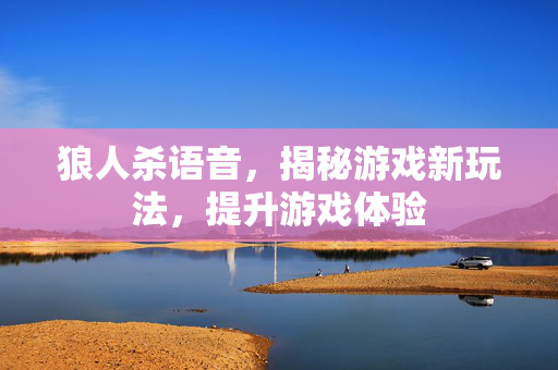 狼人杀语音，揭秘游戏新玩法，提升游戏体验