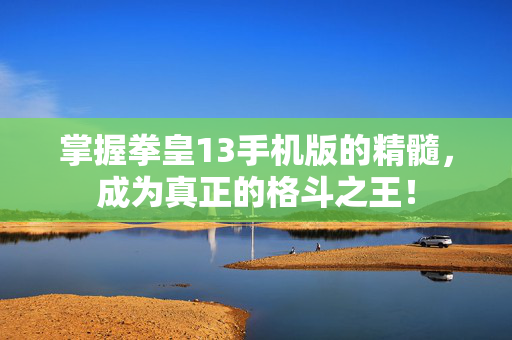 掌握拳皇13手机版的精髓，成为真正的格斗之王！