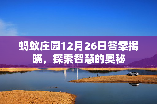 蚂蚁庄园12月26日答案揭晓，探索智慧的奥秘
