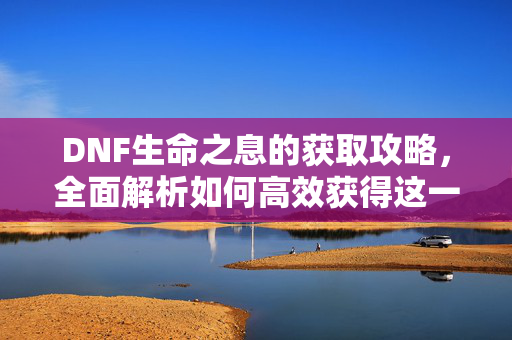 DNF生命之息的获取攻略，全面解析如何高效获得这一强力道具