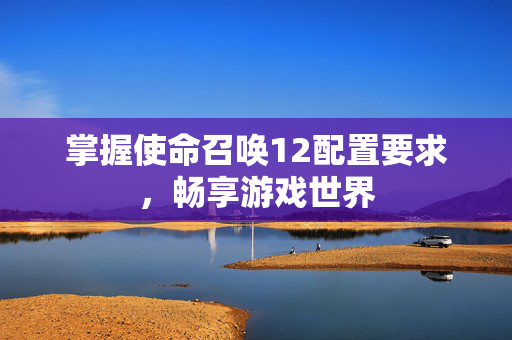 掌握使命召唤12配置要求，畅享游戏世界