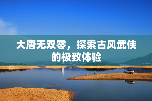 大唐无双零，探索古风武侠的极致体验