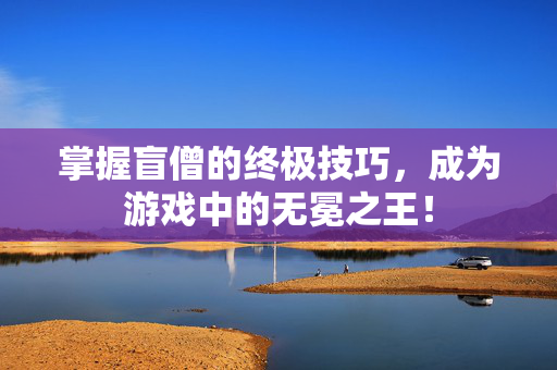 掌握盲僧的终极技巧，成为游戏中的无冕之王！