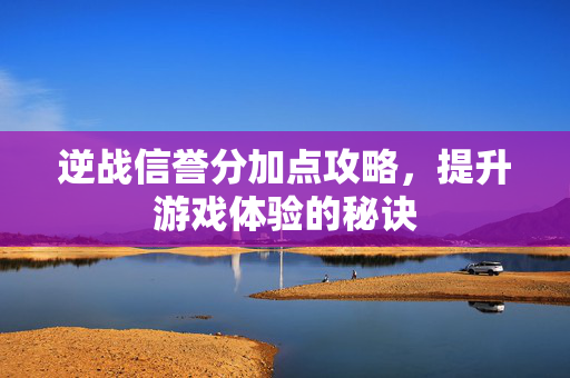 逆战信誉分加点攻略，提升游戏体验的秘诀