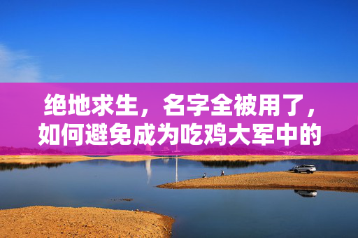 绝地求生，名字全被用了，如何避免成为吃鸡大军中的一员？